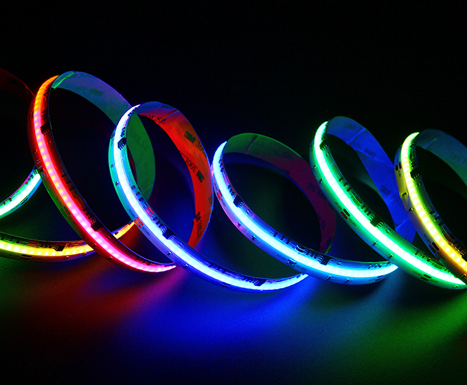 柔性COB幻彩RGB系列灯条